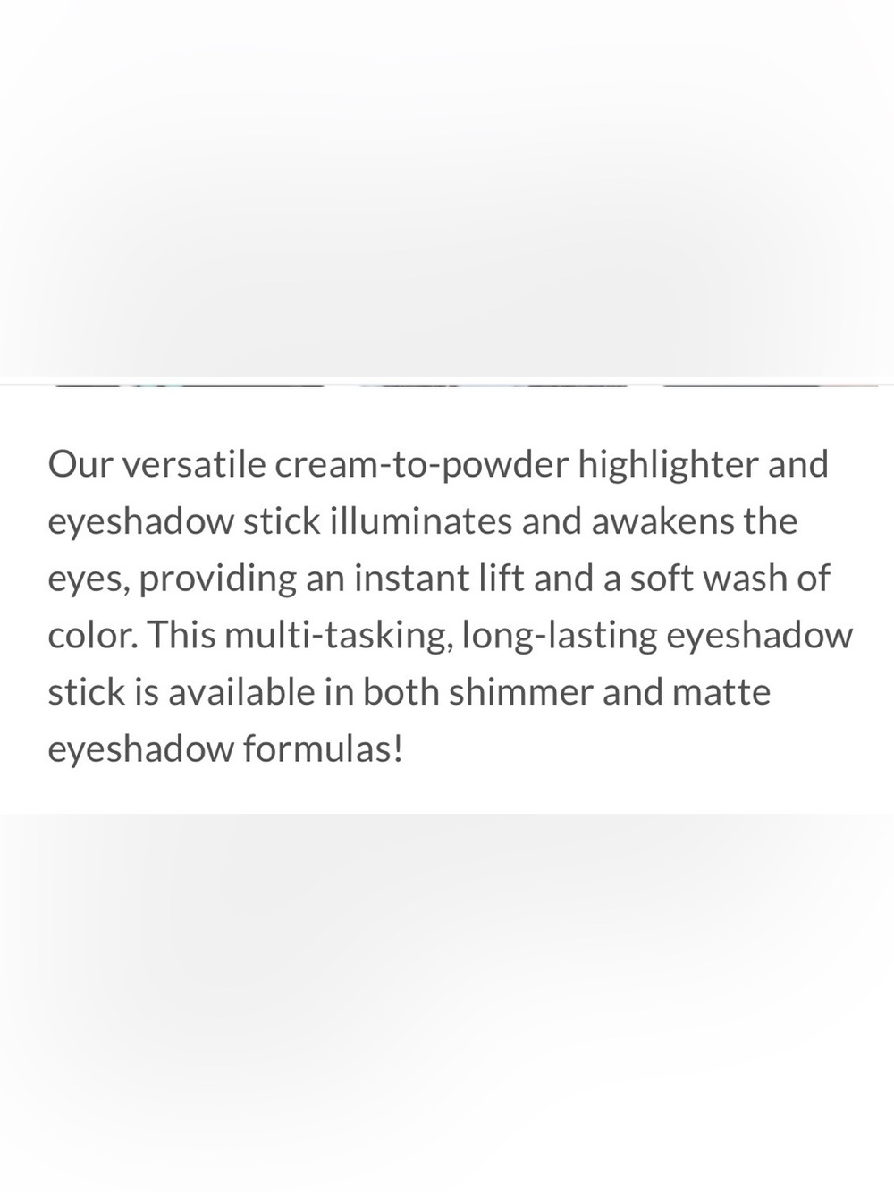 THRIVE CAUSEMETICS BRILLIANT EYE BRIGHTENER EYE SHADOW STICK - Picture 5 of 5